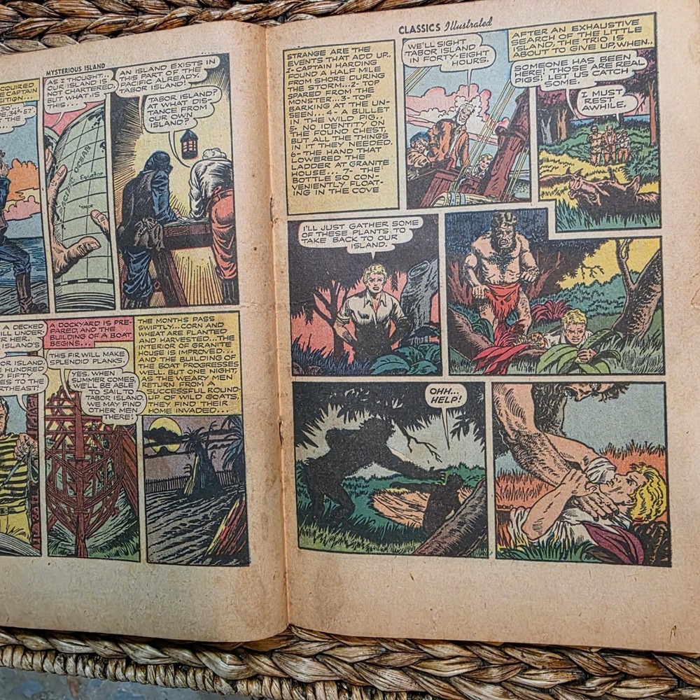 Classics Illustrated Comic Lot 6 Books 1940s-50s Vintage Fair Condition - Picture 5 of 11
